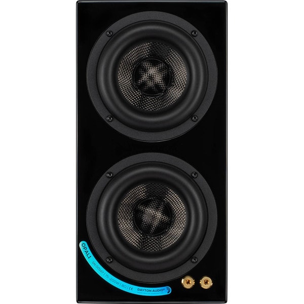 Main product image for Dayton Audio OPAL1 Bookshelf Speaker Pair Gloss Black300-4600